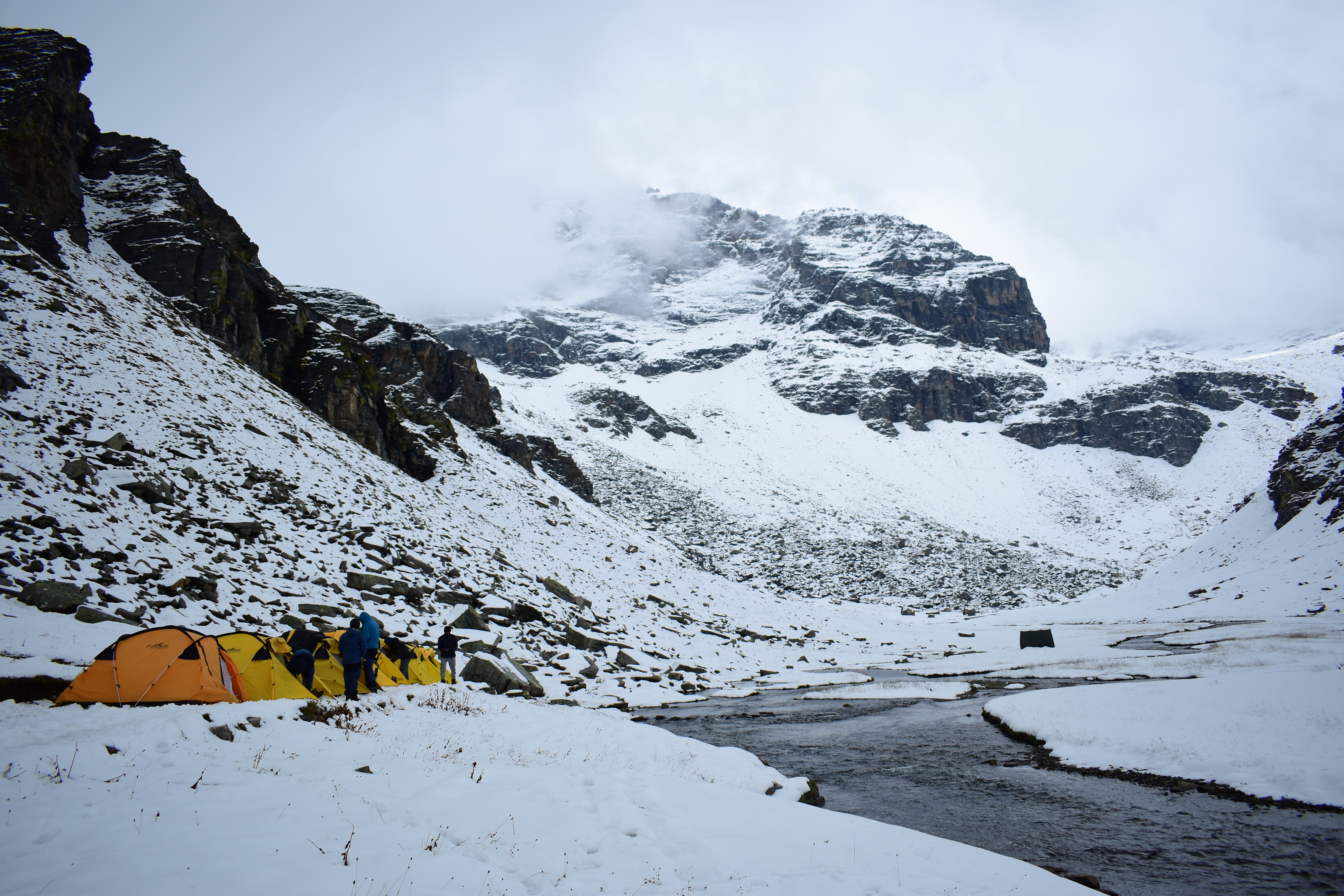 Camping on the Rupin Pass Trek