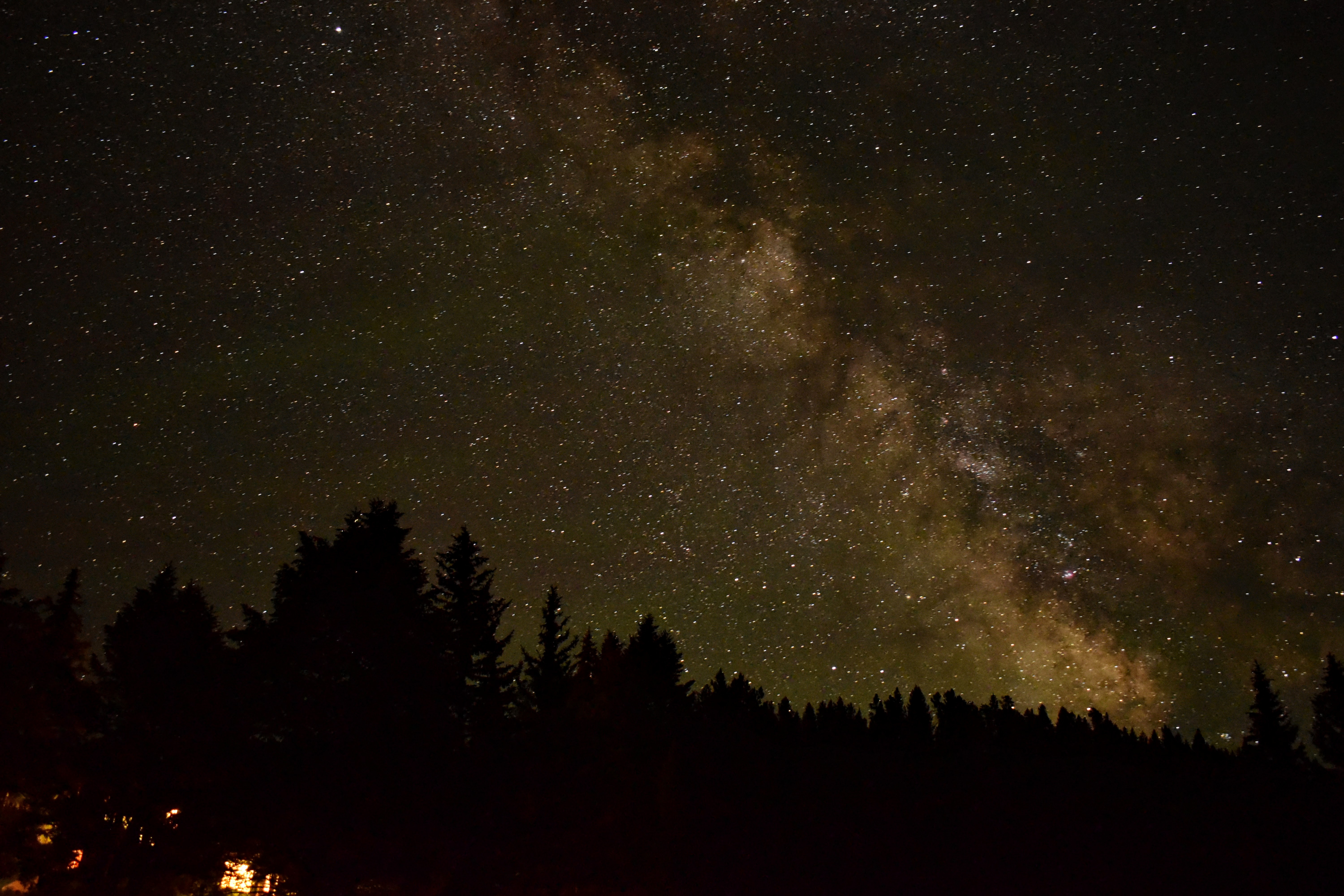 Milky Way over Grand Teton