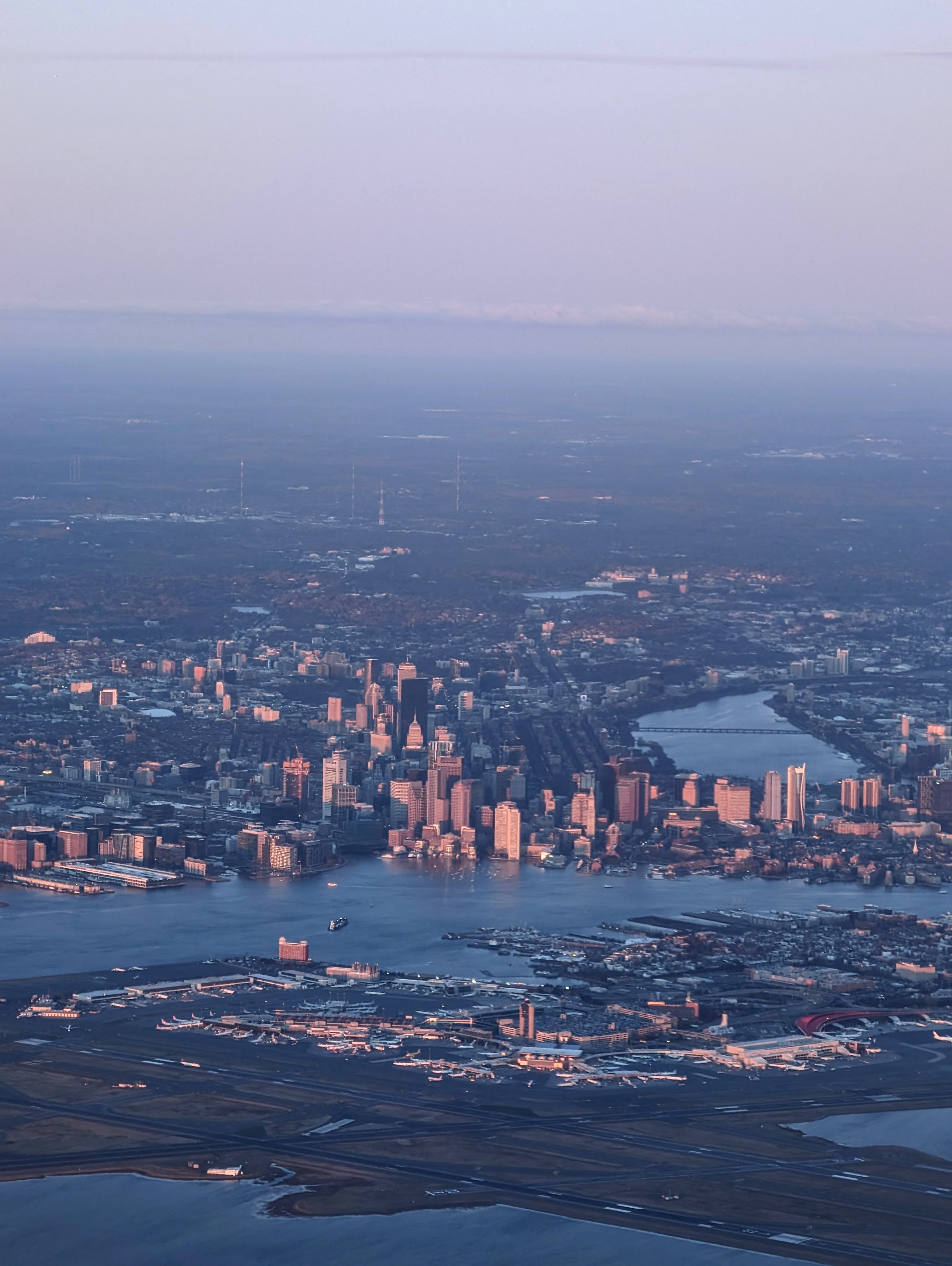 Landing in Boston