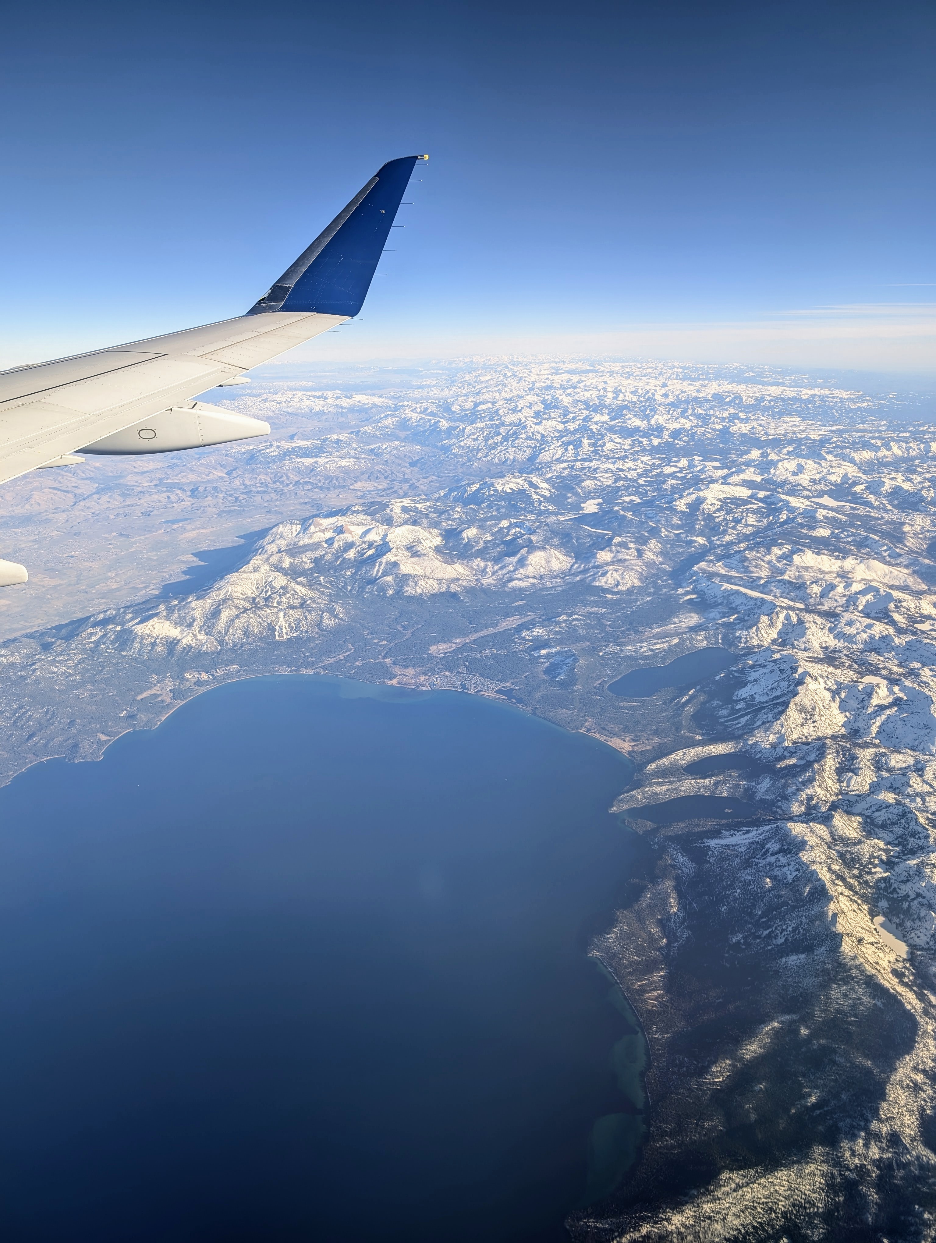 Lake Tahoe from above